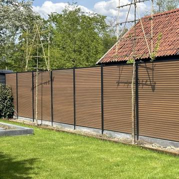 Composiet schutting rhombus teak / triple rhombus / 20 over beschikbaar voor biedingen