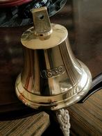 Grote scheepsbel met allemanseindje, koper scheepvaart, Antiek en Kunst, Antiek | Koper en Brons, Ophalen of Verzenden