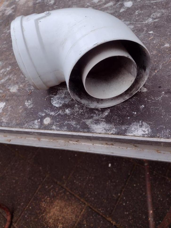 1 bocht binnenmaat 80 mm buitenmaat 125 mm, Doe-het-zelf en Verbouw, Ventilatie en Afzuiging, Gebruikt, Afzuiger, Ophalen