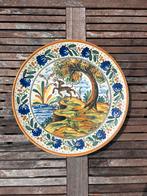 Antiek Talavera Wandbord 40cm, Antiek en Kunst, Ophalen of Verzenden
