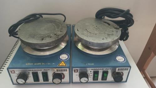Te koop: 2x Ikamag RCT laboratorium magneetroerders met verw, Hobby en Vrije tijd, Elektronica-componenten, Gebruikt, Ophalen