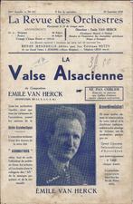 W41 bladmuziek valse alsacienne emile van herck, Ophalen of Verzenden, Gebruikt, Artiest of Componist, Klassiek