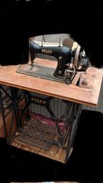 Antieke Pfaff Naaimachine met Kap & Onderstel, Ophalen
