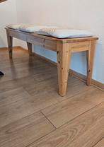 Ikea houten bankje met kussens, Ophalen, Hout, Gebruikt, Bruin