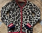 Zgan warm vest cheetah print quapi 134/140, Ophalen of Verzenden, Zo goed als nieuw, Meisje, Trui of Vest
