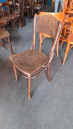 8 thonet cafe vintage bruine kroeg houten stoelen, Ophalen of Verzenden
