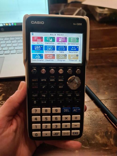 Casio fx-CG50 Grafische Rekenmachine Met Examenstand, Diversen, Rekenmachines, Zo goed als nieuw, Grafische rekenmachine, Ophalen of Verzenden