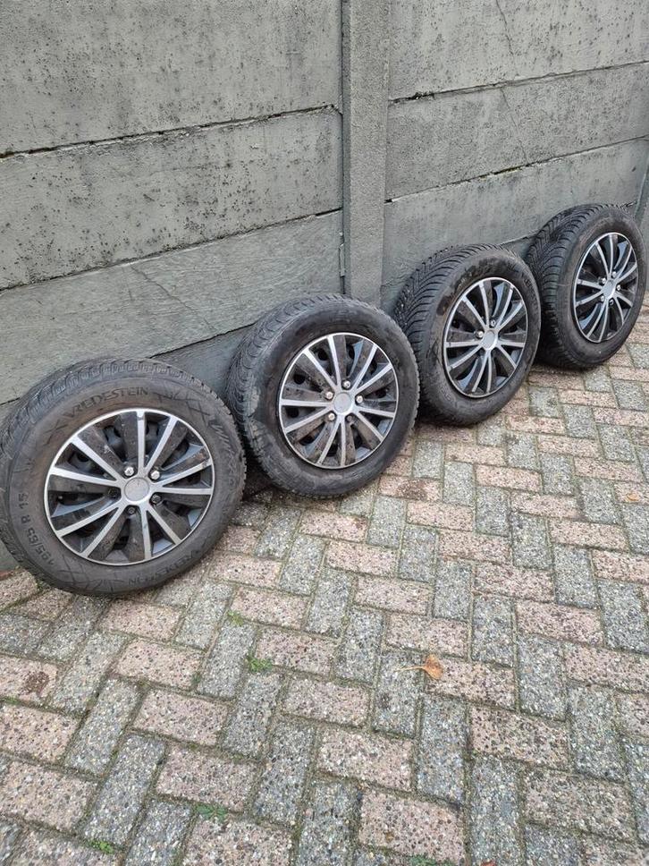Set Winterwielen met Velgen, Auto-onderdelen, Banden en Velgen, Banden en Velgen, Winterbanden, 16 inch, 205 mm, Personenwagen