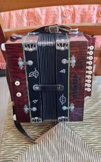 antike Harmonika, Gebruikt, Met riemen, Overige formaten, Toetsaccordeon