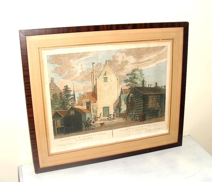 Gravure van H.P.Schouten-P. Fouquet jr. [N233.2340]1, Antiek en Kunst, Kunst | Etsen en Gravures, Ophalen