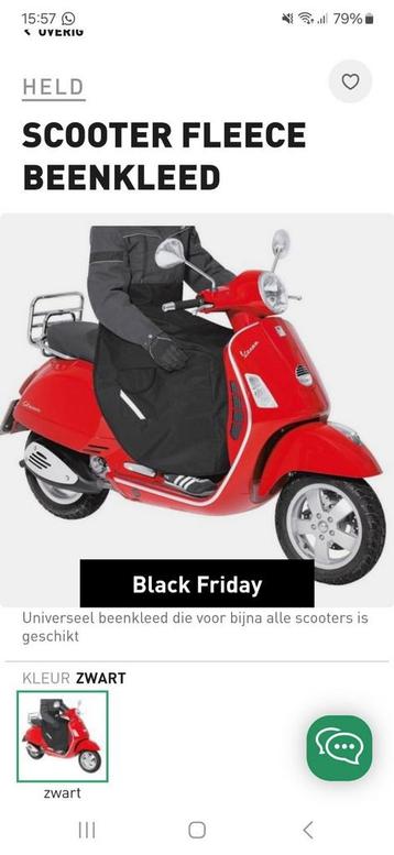 Scooter fleece beenkleed los beschikbaar voor biedingen