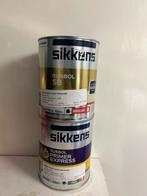 Sikkens lak en grondverf ral 3009, Doe-het-zelf en Verbouw, Verf, Beits en Lak, Ophalen of Verzenden, Nieuw, Wit, Lak