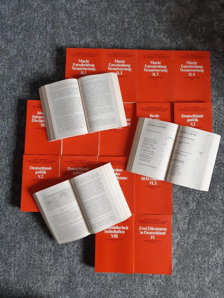 Enquête Geschiedenis van de DDR-Dictatuur - 18 Banden NIEUW, Boeken, Politiek en Maatschappij, Nieuw, Maatschappij en Samenleving