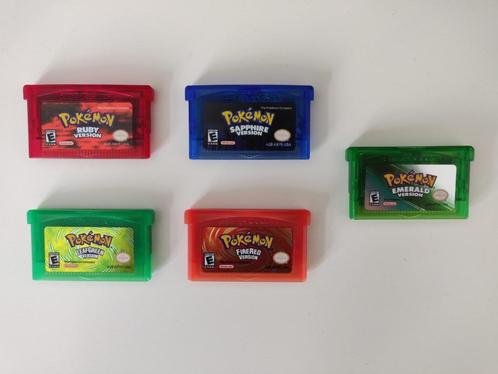 Pokemon Emerald | FireRed | LeafGreen | Ruby | Sapphire, Spelcomputers en Games, Games | Nintendo Game Boy, Zo goed als nieuw