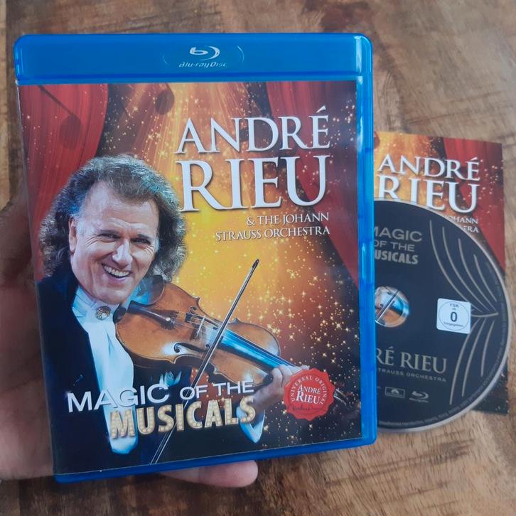 Andre Rieu Magic of the Musicals, Cd's en Dvd's, Blu-ray, Zo goed als nieuw, Muziek en Concerten, Ophalen of Verzenden