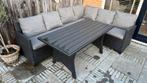 Lounge bank met eet tafel, Tuin en Terras, Ophalen, Zo goed als nieuw, Loungeset, Wicker