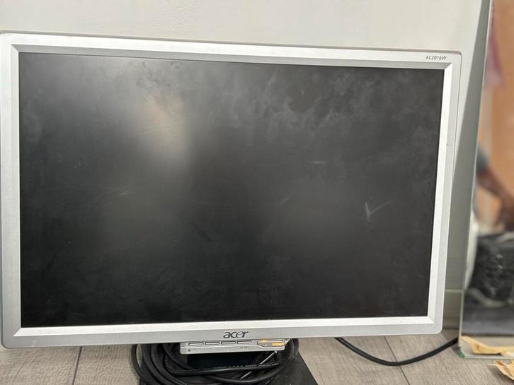 Acer AL2016W 20 inch LCD Monitor - Werkend, Computers en Software, Monitoren, Zo goed als nieuw, 60 Hz of minder, VGA, LED, Overige resoluties