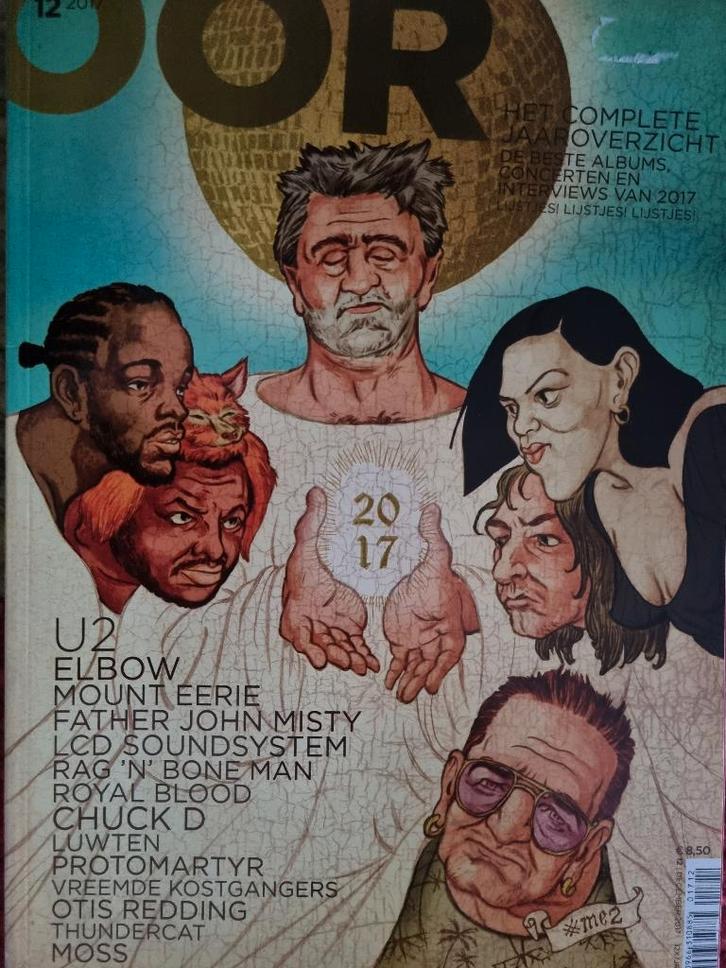 OOR 12-2017 U2 Elbow Father John Misty LCD Soundsystem, Boeken, Tijdschriften en Kranten, Zo goed als nieuw, Muziek, Film of Tv