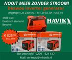 Deawoo generator 3500 watt, benzine, 2x 230V, 1x 12V 8A, Doe-het-zelf en Verbouw, Aggregaten, Ophalen, Benzine, 1471EB, Nieuw