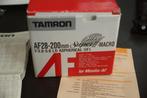 tamron af 28 200 mmm f3.8 5,6 super 2 marco in nieuw staat i, Ophalen of Verzenden, Zo goed als nieuw, Telelens, Zoom
