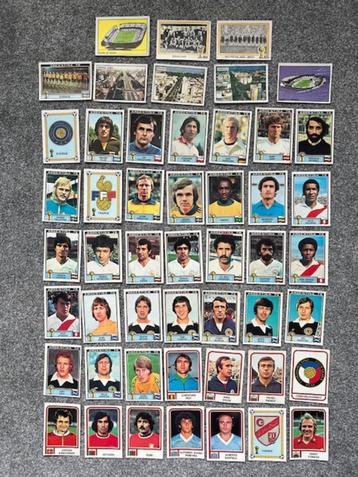 50x Panini Argentina 78 world cup voetbal stickers beschikbaar voor biedingen