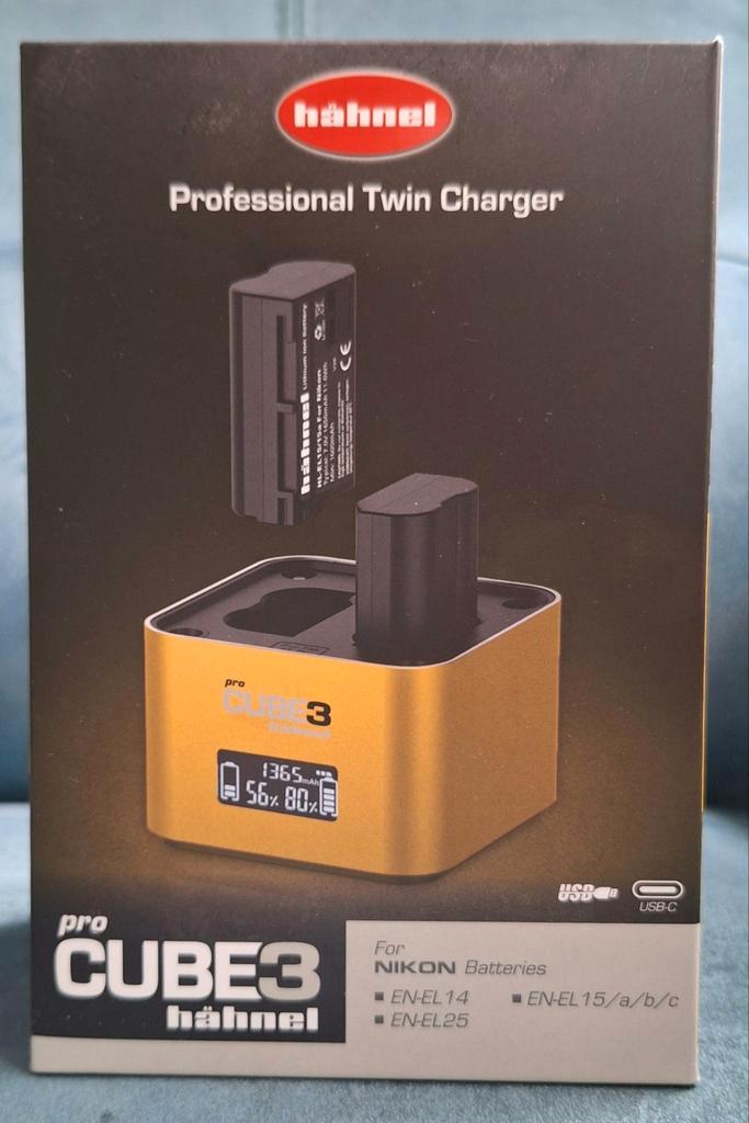 Hähnel ProCube3 Twin Charger Nikon - Nieuw!, Audio, Tv en Foto, Fotografie | Accu's en Batterijen, Nieuw, Ophalen of Verzenden