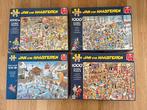 4x Jan van Haasteren 1000 Stukjes, Ophalen of Verzenden, 500 t/m 1500 stukjes, Zo goed als nieuw, Legpuzzel