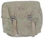 A us ww2 musette bag gemarkeerd met "the factory ", Verzamelen, Militaria | Tweede Wereldoorlog, Amerika, Ophalen of Verzenden