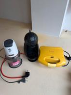 Wafelijzer, Dolce Gusto & Blender - Samen voor €50, Gebruikt, Koffiemachine, Ophalen of Verzenden, Koffiepads en cups