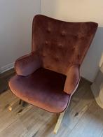 Schommelstoel fauteuil velvet, Ophalen, Zo goed als nieuw