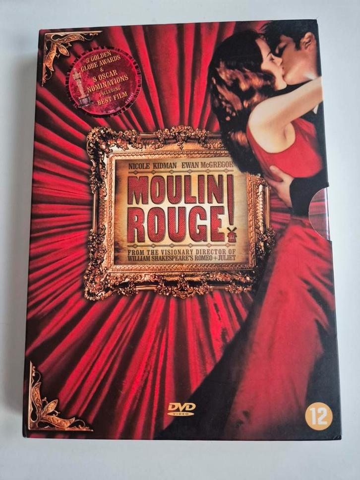 Moulin Rouge! DVD - Nicole Kidman & Ewan McGregor, Cd's en Dvd's, Dvd's | Komedie, Gebruikt, Romantische komedie, Vanaf 12 jaar