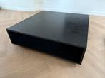 Salontafel Zwart 100cm Eikenfineer, Ophalen, Eikenhout, Zo goed als nieuw, Minder dan 50 cm