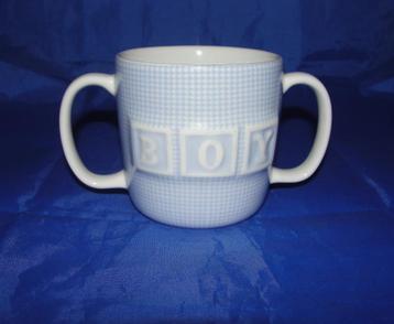 Douwe Egberts Boy beker met twee oren beschikbaar voor biedingen