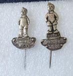 2 verschillende volmetaal speldjes van Bartje Assen, Verzamelen, Speldjes, Pins en Buttons, Ophalen of Verzenden, Gebruikt, Overige onderwerpen