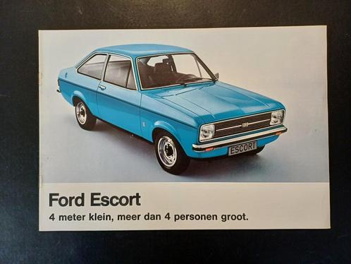 FORD ESCORT MK2 brochure folder origineel NL, Boeken, Auto's | Folders en Tijdschriften, Zo goed als nieuw, Ford, Ophalen of Verzenden