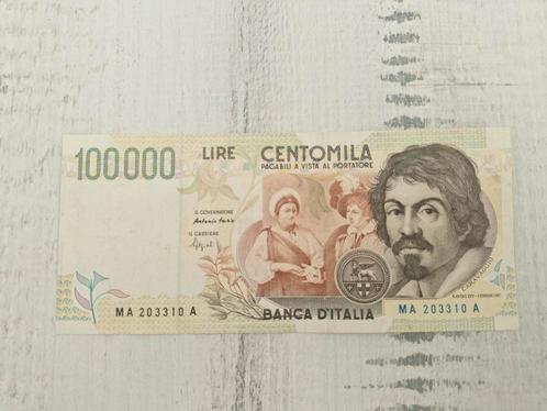 Italië 100.000 lire 1994, Postzegels en Munten, Bankbiljetten | Europa | Niet-Eurobiljetten, Italië, Ophalen of Verzenden