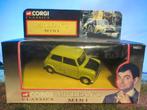 1:36 Mini Cooper Mr. Bean Corgi 1e uitgave met rubber banden, Ophalen of Verzenden, Zo goed als nieuw, Auto, Overige merken