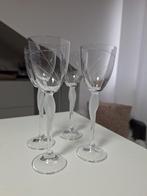 Vintage Glazen Set, Overige materialen, Gebruikt, Wit, Ophalen of Verzenden