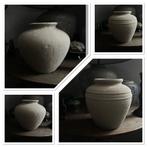 Stoer en sobere vazen / potten, Overige kleuren, Ophalen of Verzenden, Minder dan 50 cm, Glas