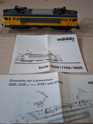 Marklin 37263 NS 1855 Lok met 2 Hoorn Geluiden beschikbaar voor biedingen