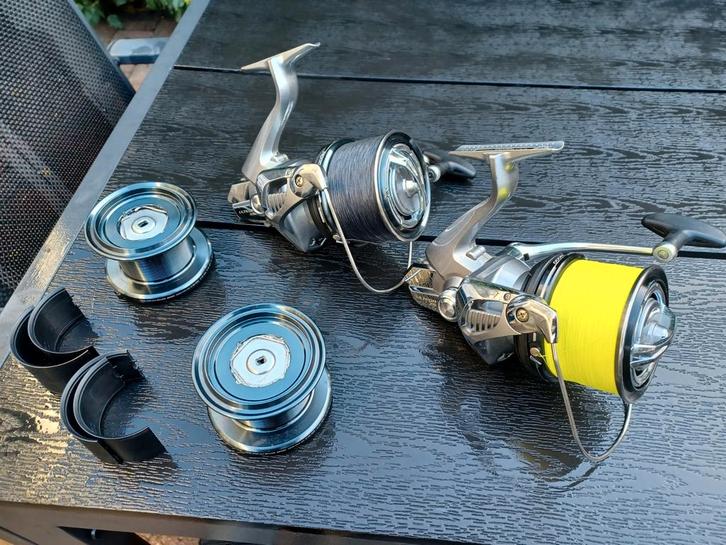 2x Shimano ultegra 14000xsd (keurige staat), Watersport en Boten, Hengelsport | Karpervissen, Ophalen of Verzenden