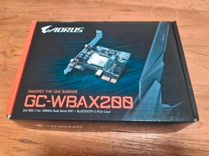 GIGABYTE GC-WBAX200 WLAN/Bluetooth kaart - Nieuw!, Computers en Software, Netwerkkaarten, Nieuw, Intern, Ophalen of Verzenden