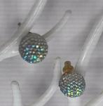 GOUDKLEURIGE GLITTER GLIMMENDE OORKNOPJES NIEUW, Overige materialen, Overige kleuren, Nieuw, Ophalen of Verzenden