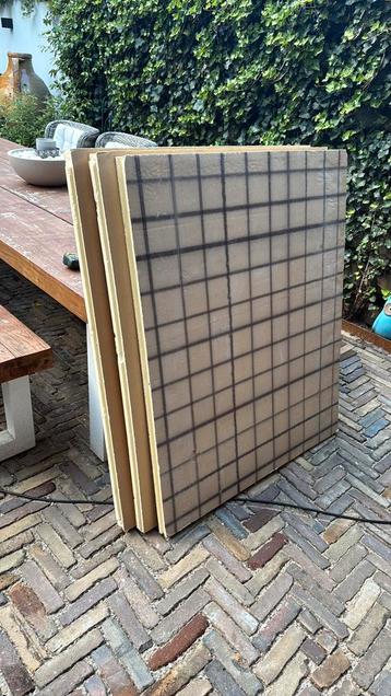 3 stuks pir isolatieplaten 100x120 cm - 4 cm dik beschikbaar voor biedingen