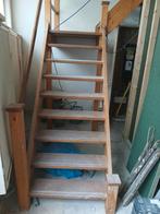 Houten trap met haakse (90) hoek., Ophalen, 2 tot 4 meter