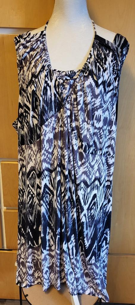 Exelle haltertopjurk maat XL (50/52), Kleding | Dames, Grote Maten, Gedragen, Jurk, Overige kleuren, Ophalen of Verzenden