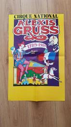 Circus/affiche Cirque Alexis Gruss/200 jaar Franse Revolutie, Ophalen of Verzenden, Gebruikt