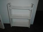Badkamer/Keuken Kunststof Tafeltje Karretje Trolly op Wielen, Ophalen, Minder dan 50 cm, Overige typen, Zo goed als nieuw