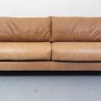 Montis Axel 3,5 zits (218 cm) Buffalo cognac bruin leder, Ophalen of Verzenden, Zo goed als nieuw, Leer