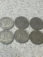 6x 10 pfennig Empire Duitsland zie omschrijving, Postzegels en Munten, Munten | Europa | Niet-Euromunten, Setje, Duitsland, Ophalen of Verzenden